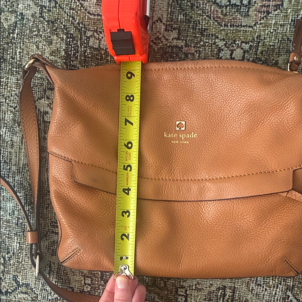 Kate Spade Leather Tan/Brown/Camel Crossbody Bag - Picture 6 of 15